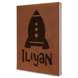 Space Explorer Leatherette Journal - Large - Single Sided (Personalized)