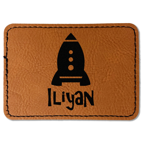 Space Explorer Leatherette Patches - Rectangle