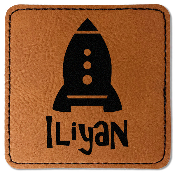 Space Explorer Leatherette Patches - Square