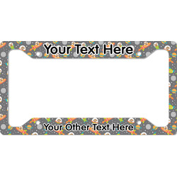 Space Explorer License Plate Frame - Style A (Personalized)