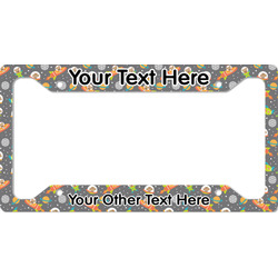 Space Explorer License Plate Frame (Personalized)