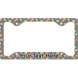 Space Explorer License Plate Frame - Style C (Personalized)