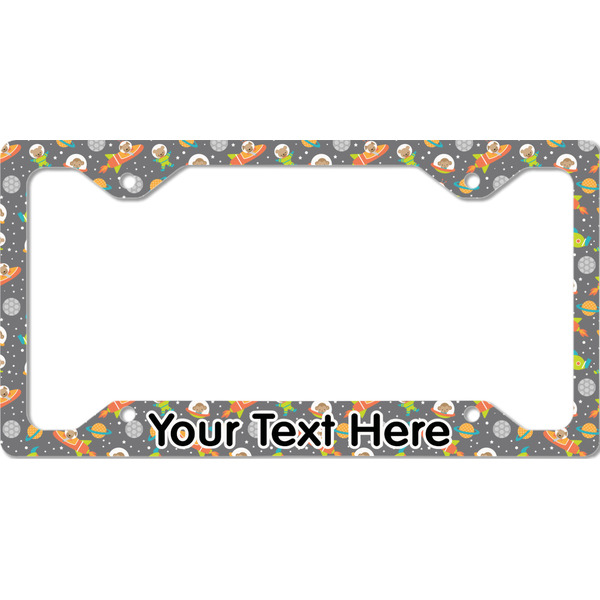 Custom Space Explorer License Plate Frame - Style C (Personalized)