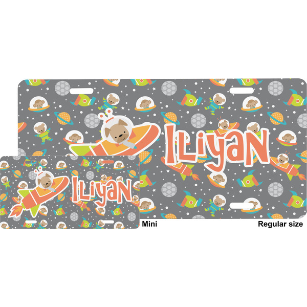 Space Explorer License Plate (Sizes)