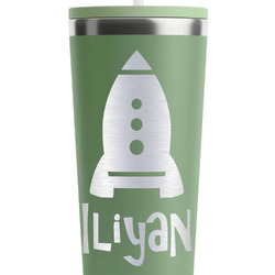 Space Explorer RTIC Everyday Tumbler with Straw - 28oz - Light Green - Single-Sided (Personalized)