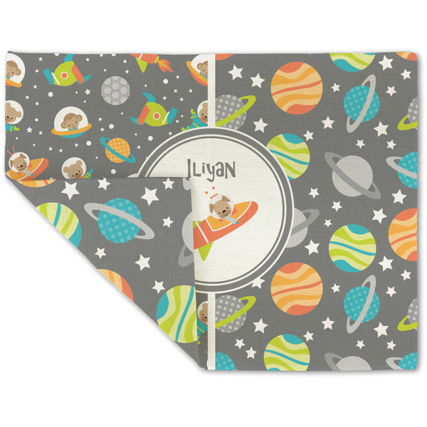 Space Explorer Linen Placemat - Folded Corner (double side)