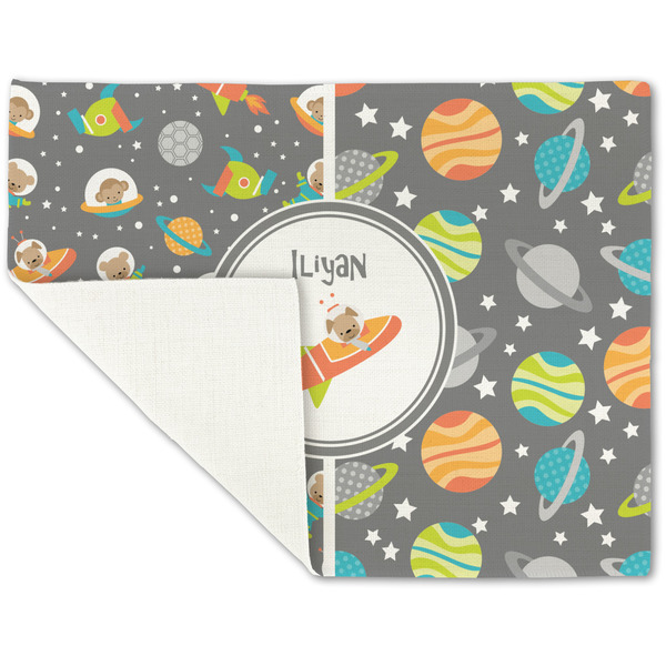 Space Explorer Linen Placemat - Folded Corner (single side)