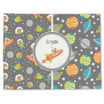 Space Explorer Single-Sided Linen Placemat - Single w/ Name or Text