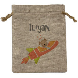 Space Explorer Burlap Gift Bag (Personalized)