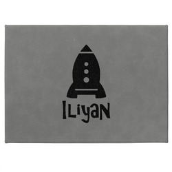 Space Explorer Medium Gift Box w/ Engraved Leather Lid (Personalized)