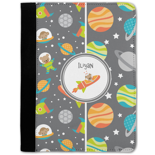 Custom Space Explorer Notebook Padfolio w/ Name or Text