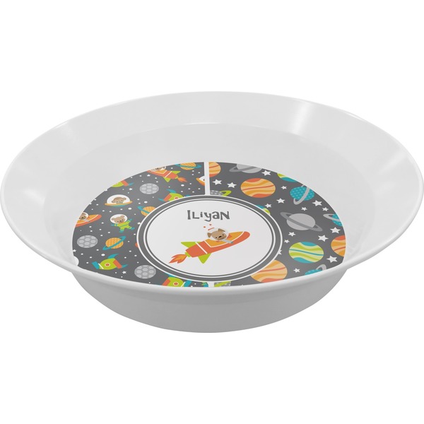 Custom Space Explorer Melamine Bowl (Personalized)