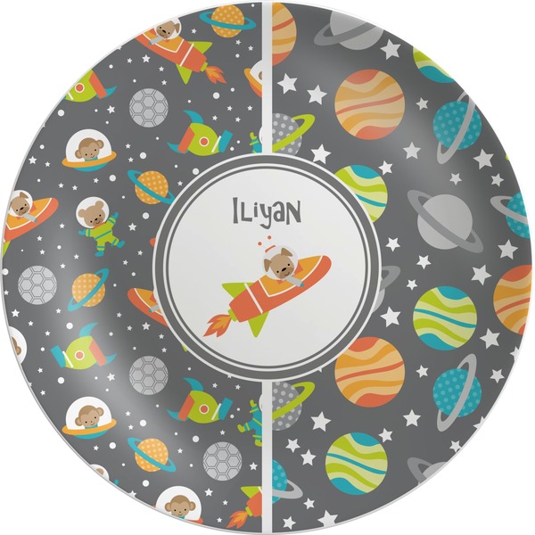 Custom Space Explorer Melamine Plate (Personalized)