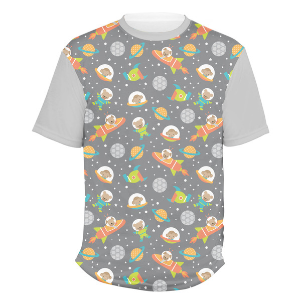 Custom Space Explorer Men's Crew T-Shirt
