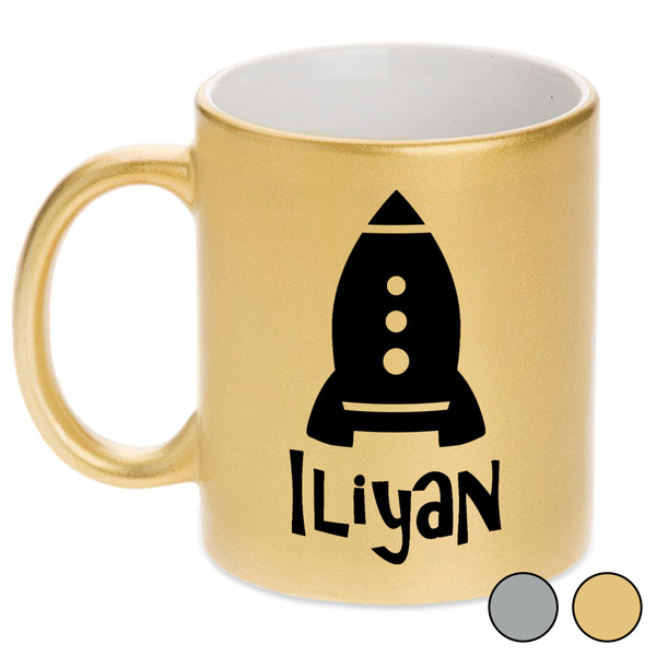 Space Explorer Metallic Mugs
