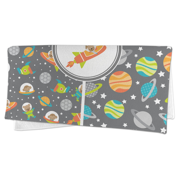 Space Explorer Microfiber Dish Rag - FOLDED (half)
