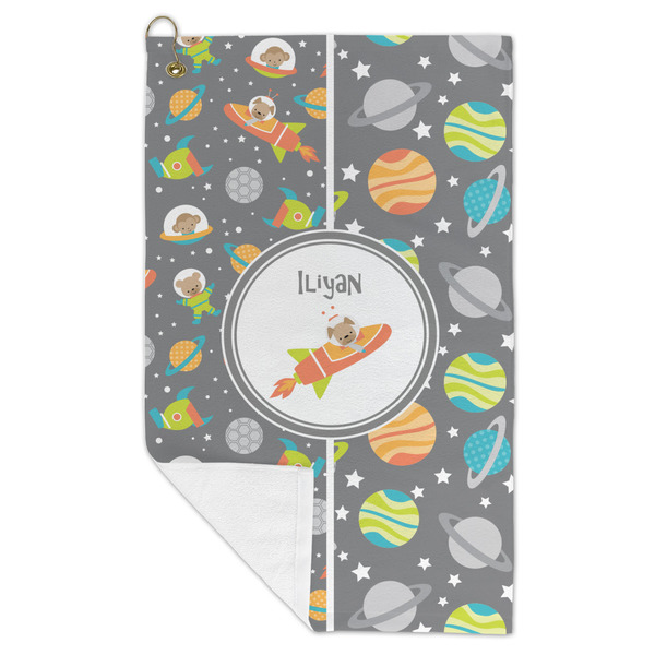 Space Explorer Microfiber Golf Towels - FOLD