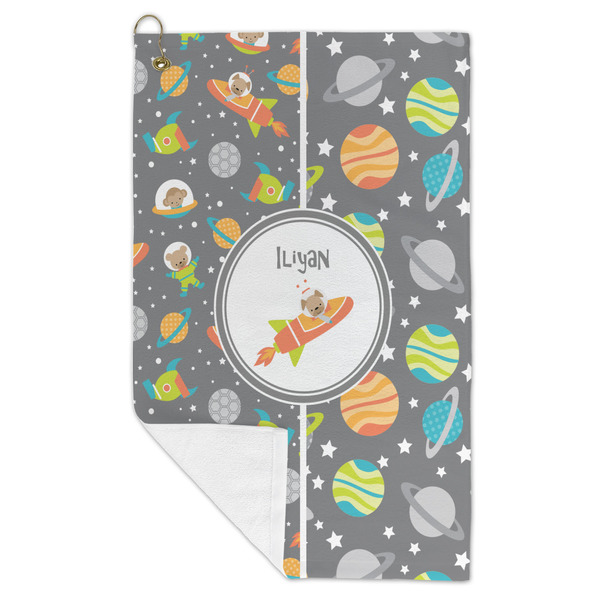 Space Explorer Microfiber Golf Towels - FOLD