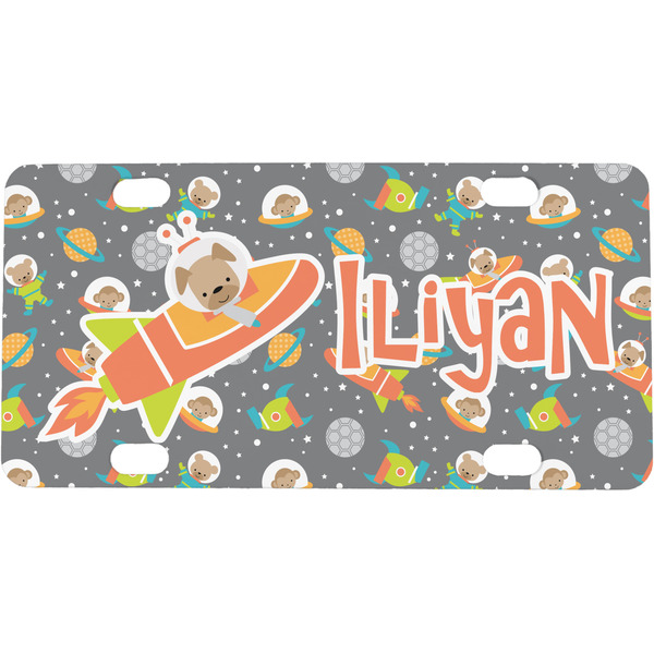 Custom Space Explorer Mini/Bicycle License Plate (Personalized)