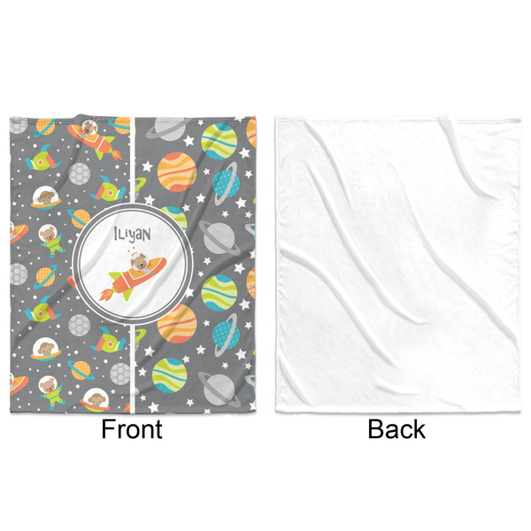Space Explorer Minky Blanket - 50"x60" - Single Sided - Front & Back