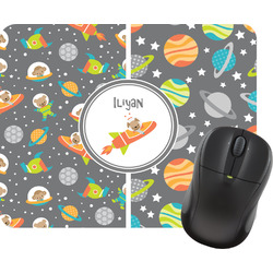 Space Explorer Rectangular Mouse Pad (Personalized)