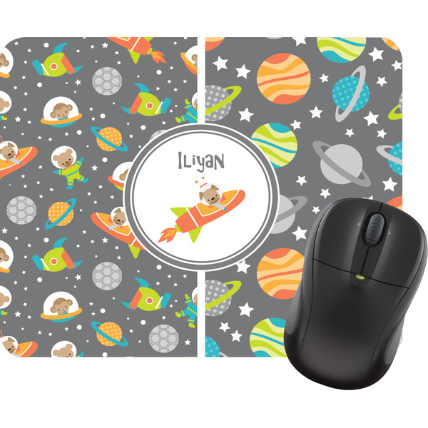 Custom Space Explorer Rectangular Mouse Pad (Personalized)