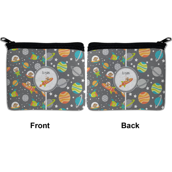 Space Explorer Neoprene Coin Purse - Front & Back (APPROVAL)