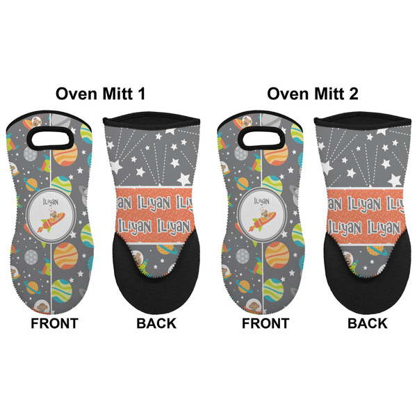 Space Explorer Neoprene Oven Mitt - Set of 2 - Approval