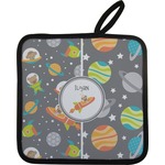 Space Explorer Pot Holder w/ Name or Text