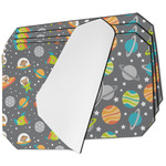 Space Explorer Dining Table Mat - Octagon - Set of 4 (Single-Sided) w/ Name or Text