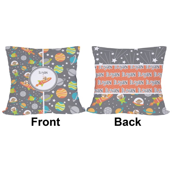 Space Explorer Outdoor Pillow - 18x18