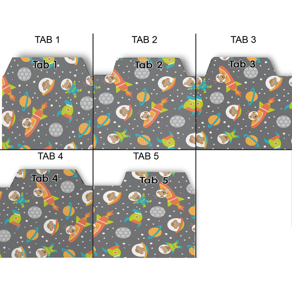 Space Explorer Page Dividers - Set of 5 - Approval
