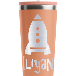 Space Explorer RTIC Everyday Tumbler with Straw - 28oz - Peach - Double-Sided (Personalized)