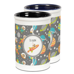 Space Explorer Ceramic Pencil Holder - Large