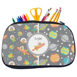 Space Explorer Neoprene Pencil Case - Medium w/ Name or Text