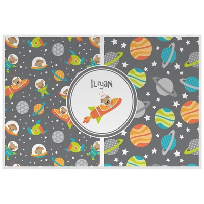 Custom Space Explorer Laminated Placemat w/ Name or Text