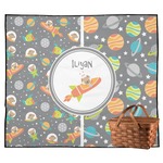 Space Explorer Outdoor Picnic Blanket (Personalized)