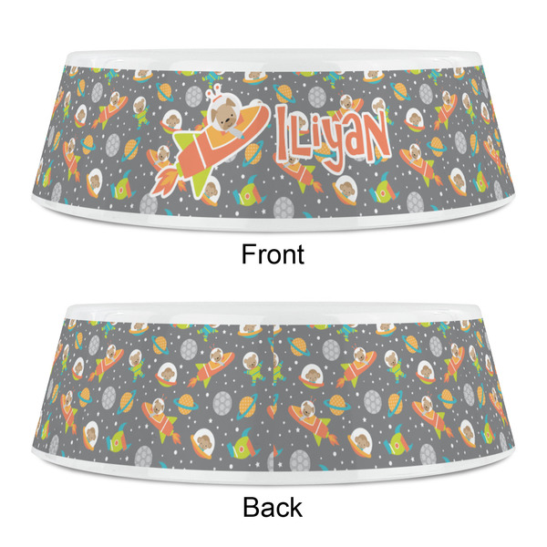 Space Explorer Plastic Pet Bowls - Small - APPROVAL