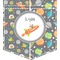 Space Explorer Iron On Faux Pocket (Personalized)