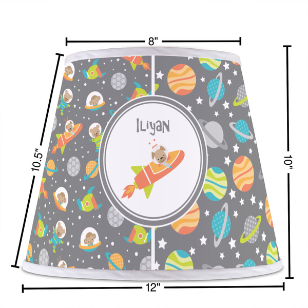 Space Explorer Poly Film Empire Lampshade - Dimensions