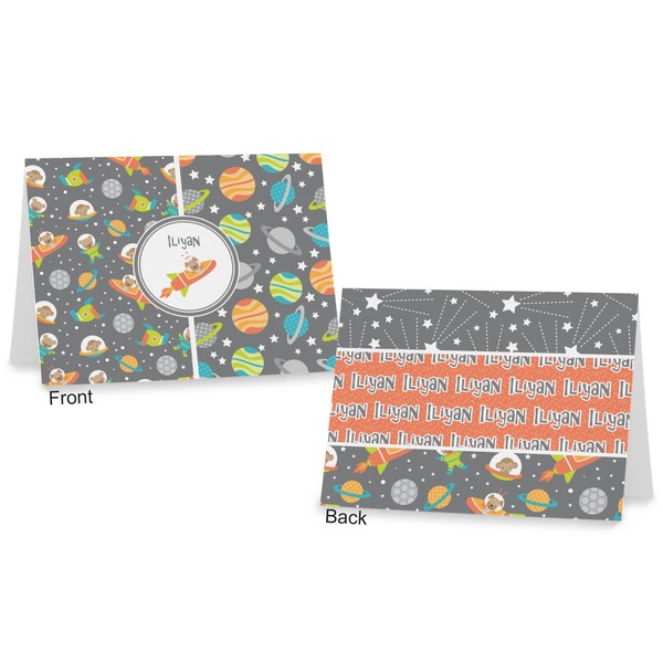 Space Explorer Postcard - Front and Back