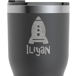 Space Explorer RTIC Tumbler - Black - Engraved Front (Personalized)