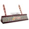 Space Explorer Red Mahogany Nameplate with Business Card Holder (Personalized)