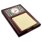 Space Explorer Red Mahogany Sticky Note Holder (Personalized)