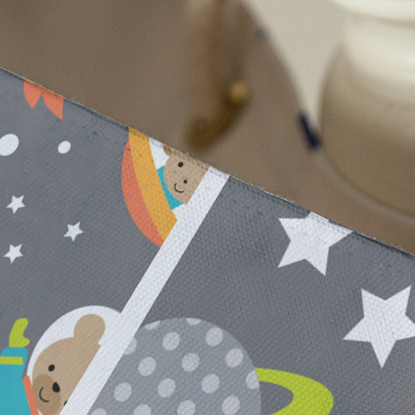 Space Explorer Large Rope Tote - Close Up View