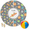 Space Explorer Round Beach Towel (Personalized)