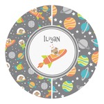 Space Explorer Round Decal - XLarge (Personalized)