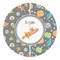 Space Explorer Round Decal