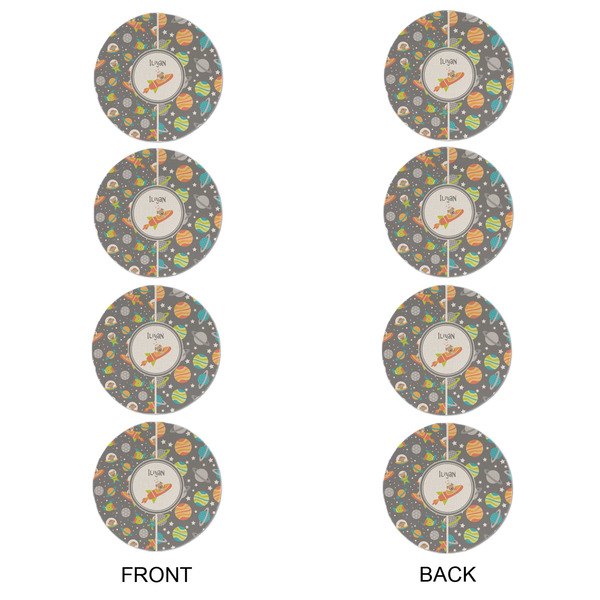 Space Explorer Round Linen Placemats - APPROVAL Set of 4 (double sided)