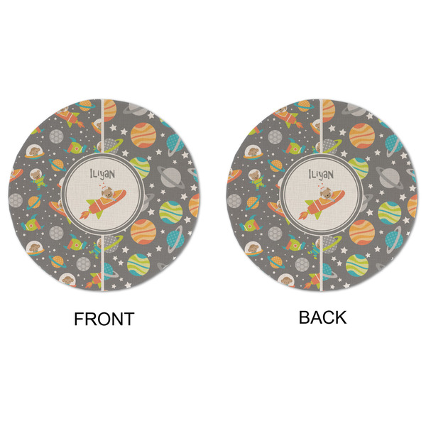 Space Explorer Round Linen Placemats - APPROVAL (double sided)